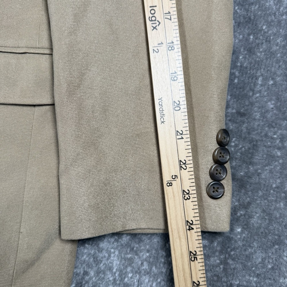 NWT Chaps Blazer Men's 40R Beige 2 Button Formal Business Sportcoat Jacket - Picture 8 of 8